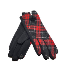 IMPERIAL STUDIOS Tartan Gloves Women Plaid Pattern Winter Gloves Touchscreen with Warm Fleece Lining Royal Tartan Traditions Gloves Cold Weather Windproof