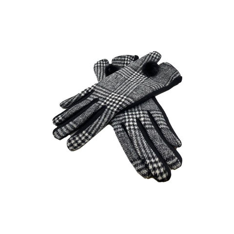 IMPERIAL STUDIOS Tartan Gloves Women Plaid Pattern Winter Gloves Touchscreen with Warm Fleece Lining Royal Tartan Traditions Gloves Cold Weather Windproof